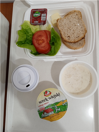 Zdjęcia posiłków, Szpital Wolica w Kaliszu