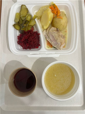Zdjęcia posiłków, Szpital Wolica