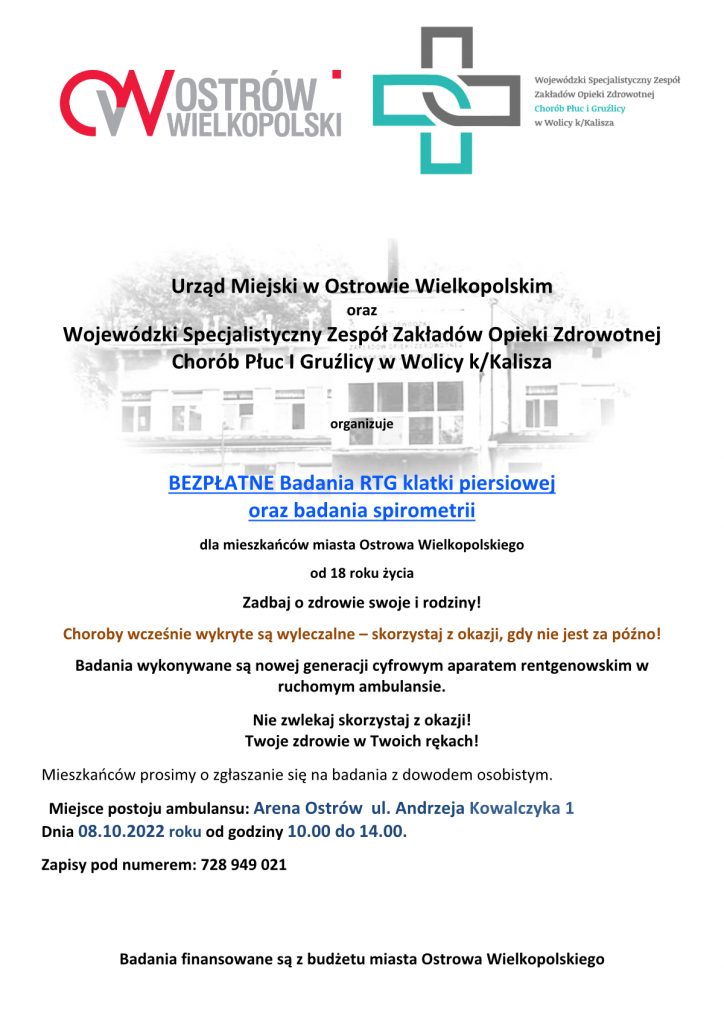 Bezpłatne badania RTG, Szpital Wolica