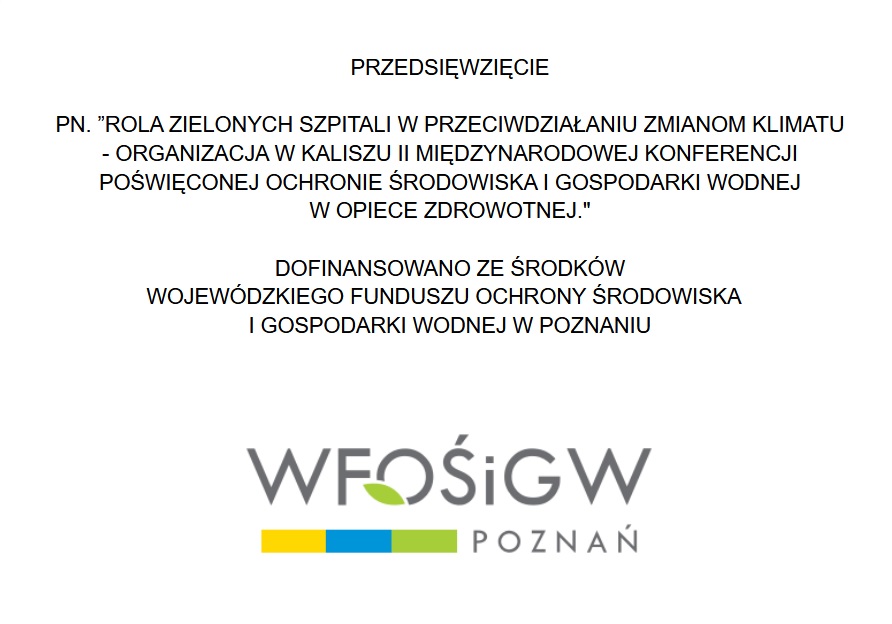 Konferencja &#8211; sponsorzy, Szpital Wolica