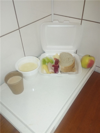 Zdjęcia posiłków, Szpital Wolica