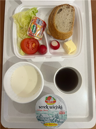 Zdjęcia posiłków, Szpital Wolica