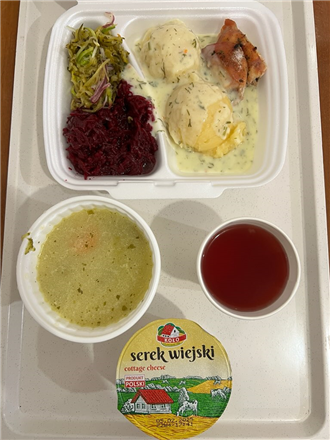 Zdjęcia posiłków, Szpital Wolica