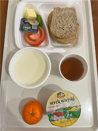 Zdjęcia posiłków, Szpital Wolica